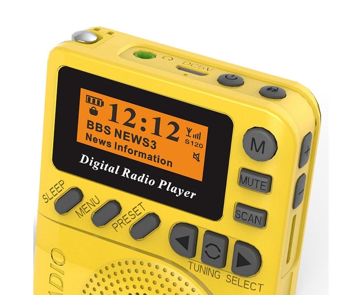 Pocket DAB Digital Radio Mini DAB+ Digital Radio With MP3 Player FM Radio LCD Carousel 2