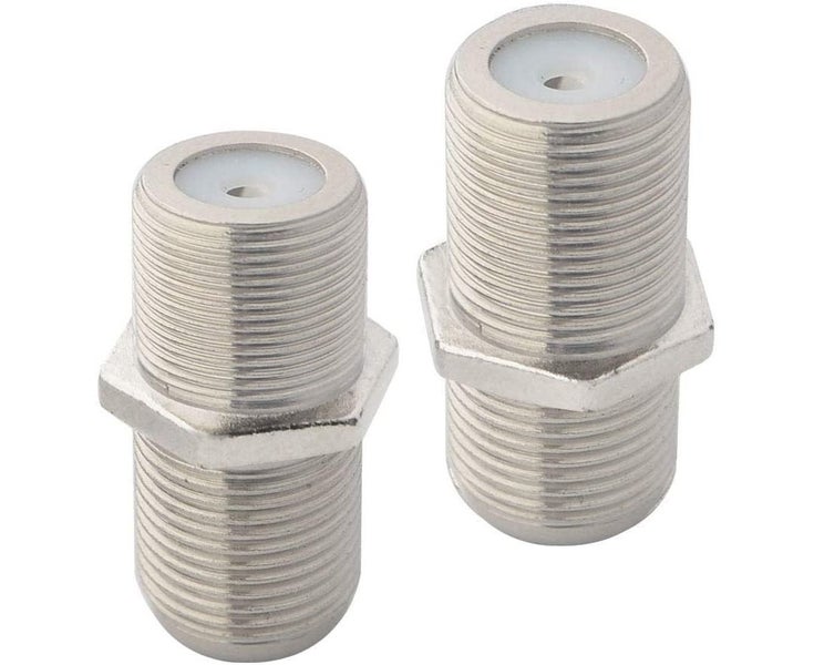 F Type RF Coaxial Connector RG6 Adapter F Female to F Female Antenna Connecto Carousel 2