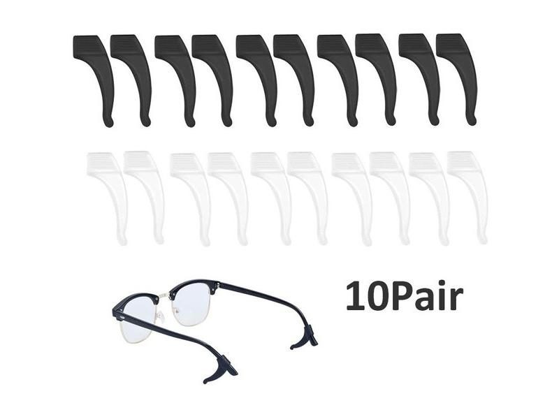 10Pairs Top Quality Silicone Anti-slip Holder For Glasses Accessories Carousel 1