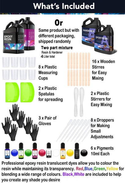 New Epoxy Resin 4000ml Kit on Afterpay Carousel 2