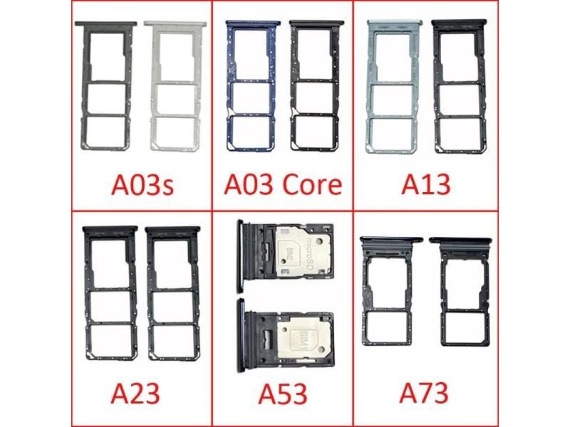 Sim Card Tray Slot Adapter For Samsung A03-A73 4G/5G Phone Carousel 1