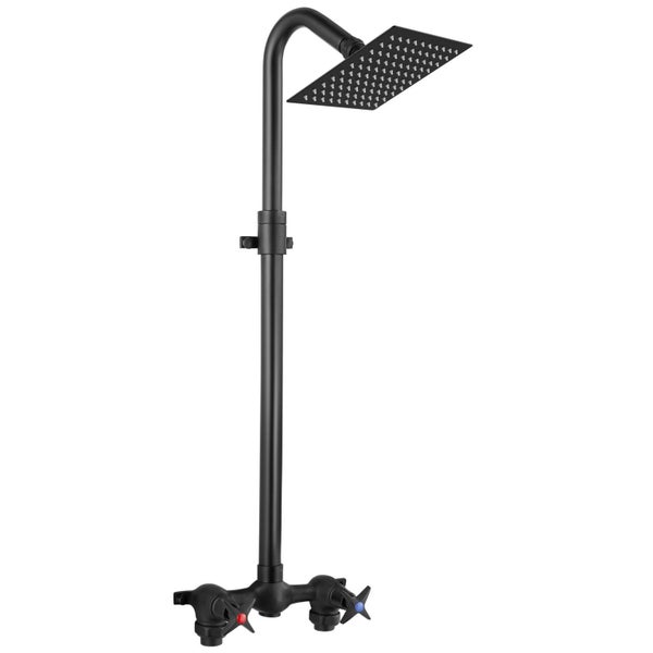 Aolemi Outdoor Shower Kit with Adjustable Slide Bar Outdoor Shower Fixture with Carousel 1