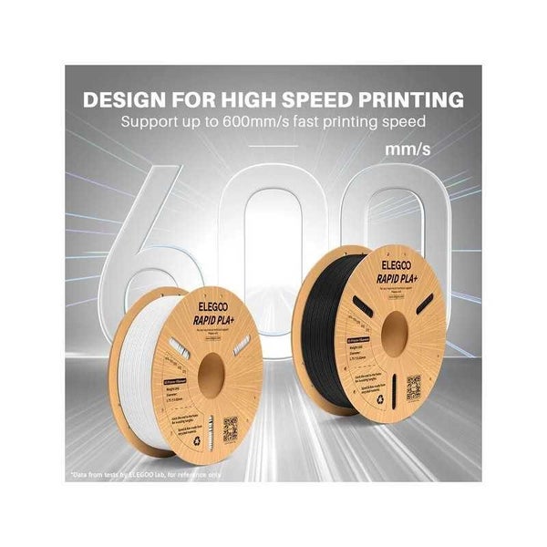 Elegoo RAPID PLA+ Filament 1.75mm Colored1KG White Carousel 2