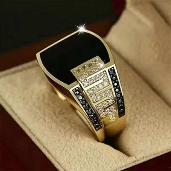 Nice gold and black coloured ring Carousel 2