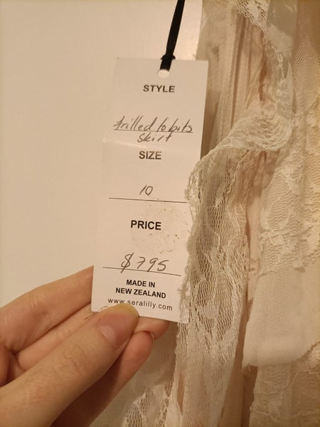 Sera Lilly Frilled to bits Size 10 Wedding Skirt62936668164994113
