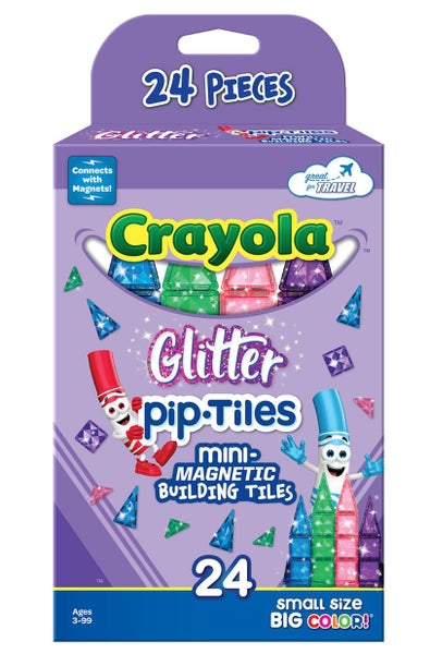 CreateOn Crayola Mini Magnetic PIPTiles Building Set for Kids Magnetic Building Carousel 2