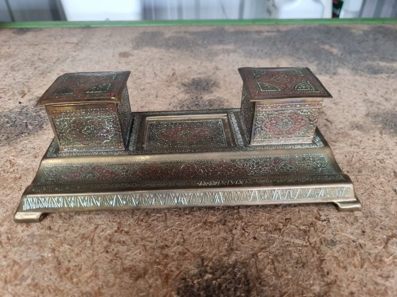 Brass Inkwell Carousel 1