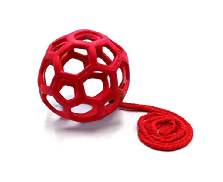 Horse Treat Ball Hanging Hay Feeder Toy Ball Multipurpose Feeding Toy For Hor Carousel 1