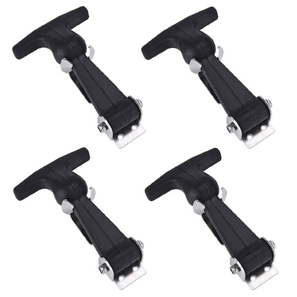 Creatyi 4 Packs Rubber Flexible Hasp THandle Draw Latches Style 1.. Carousel 1