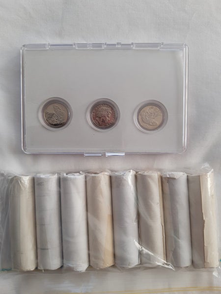 2004, Bank rolls of 5 cent coins UNC62935696263554111