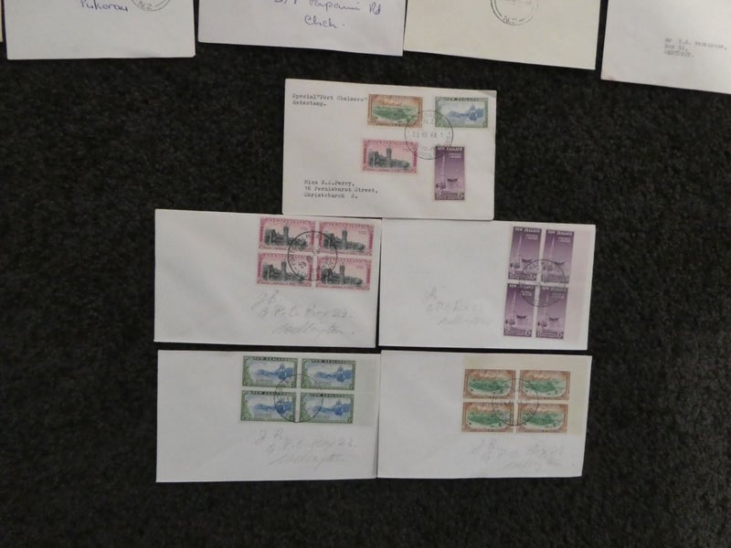 NZ pre-decimal FDC collection-$1res Carousel 10