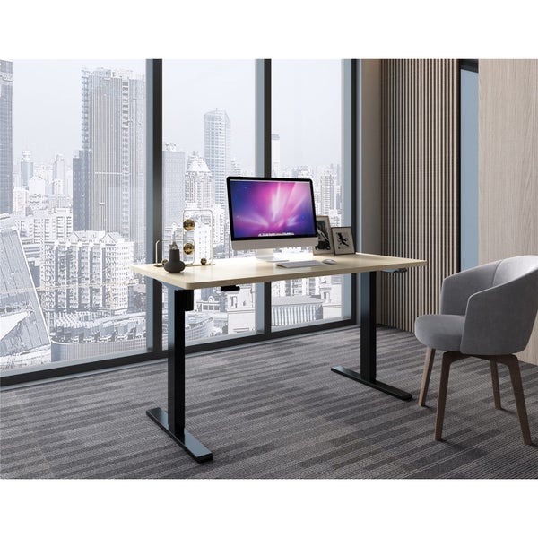 Loctek Ergonomic Eco Office Standing Desk - 1400x800x25mm - Single Motor - Carousel 2