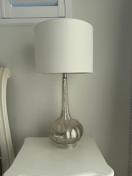 Mercury Glass table Lamp & Shade Carousel 2