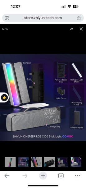 ZhiYun C100 RGB CINEPEER Light62936668699779114