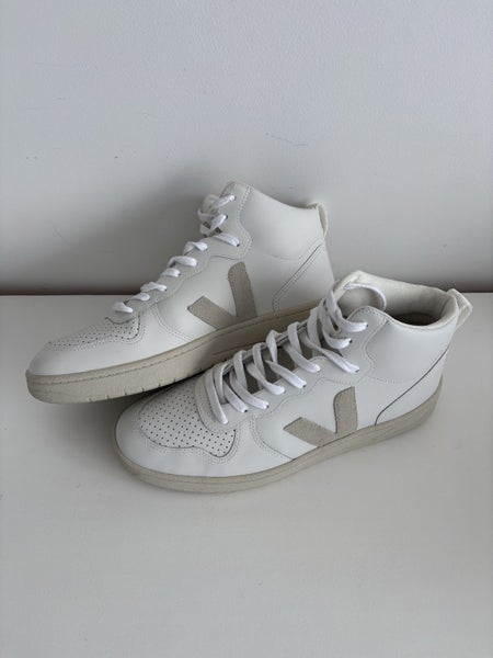 Veja V-15 Leather High Top Sneakers US11629607238370571115