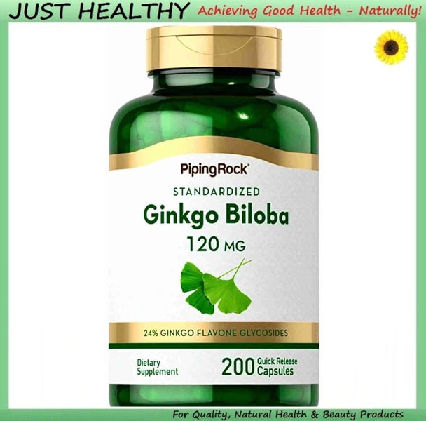 GINKGO - EXTRA STRENGTH - 120mg 200 CAPS VALUE! Carousel 1