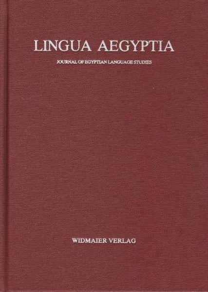 Lingua Aegyptia 32 (2024) by Widmaier Verlag - Hardcover Carousel 1