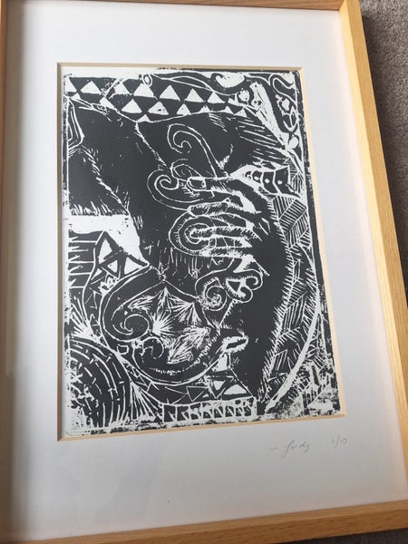 "Letting go" Etch Print 1/10 ~Jordy Carousel 2