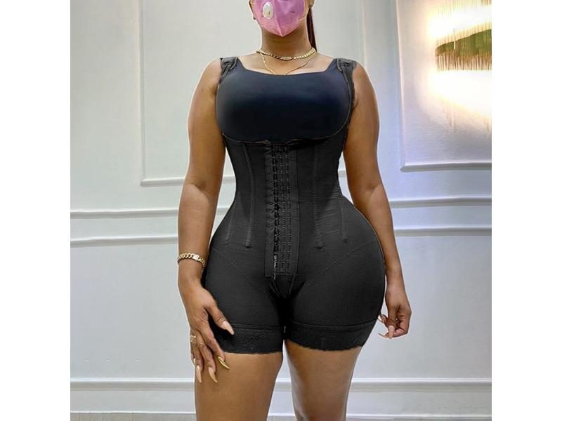 9 Bones Colombianas Women Shapewear Bodysuit Hook Eye Closure Tummy Control Carousel 1