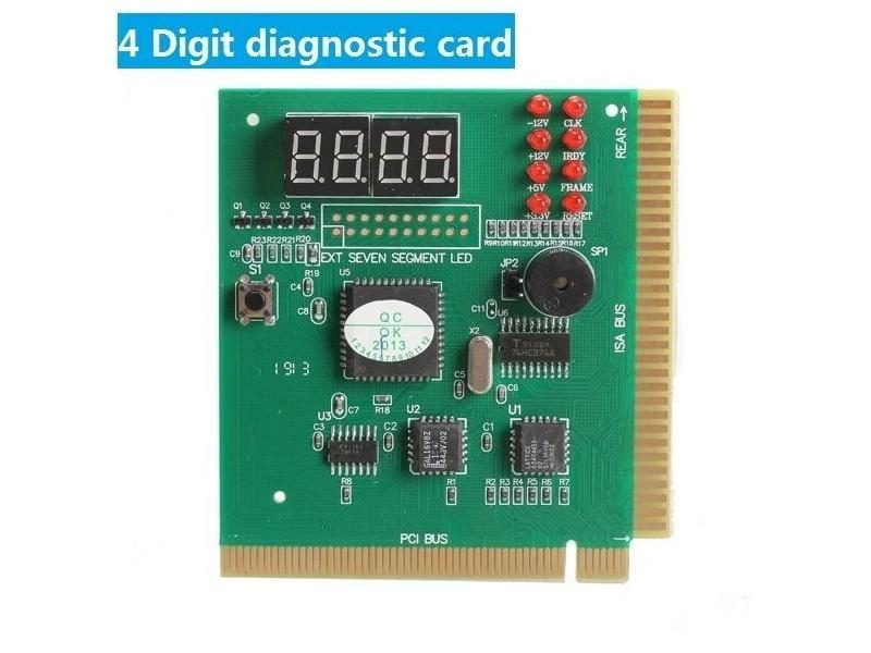 AK PCI ISA Motherboard Tester For 4-Digit PC Debug Carousel 1