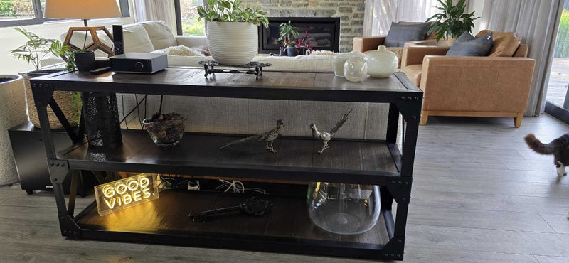 Lounge setting, couches, chairs, tables, console62935697822081113