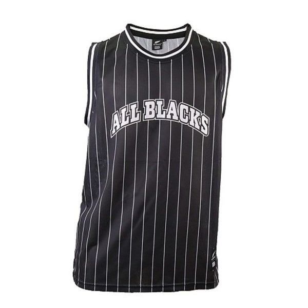 All Blacks Adult Striped Tank Carousel 1