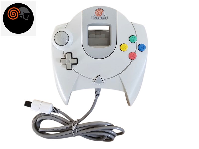 SEGA Dreamcast Controller White Official - New Membranes & Cable - Tested #021 Carousel 1