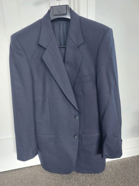 Men's 3-Piece Navy Suit 100% Wool62934710688513114