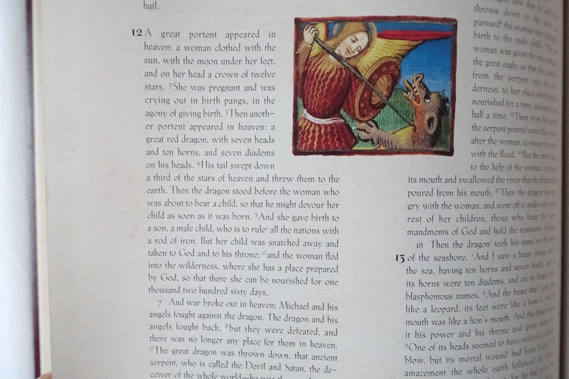 Holy Bible: With Illustrations from the Vatican Library (SKU BK46) Carousel 20