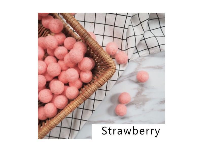 10Pcs/Lot 2cm Felt Balls Wool Soft Pom Poms For DIY Decor Carousel 1