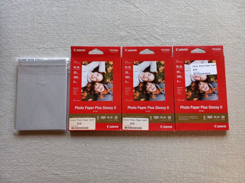 Canon Photo Paper Plus Glossy II, 6”x4”, 260gsm, 90 sheets Carousel 1