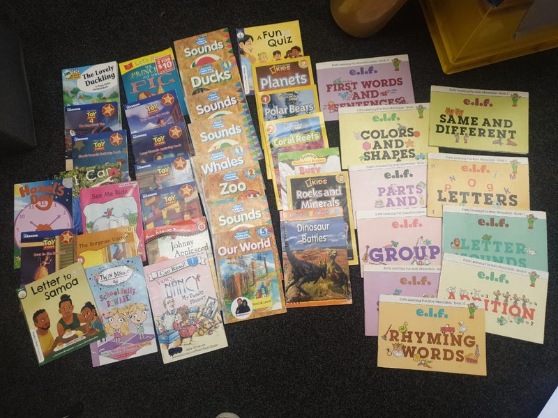 Bulk Book Box of 50 Early Reader Kids Books Phonics etc62938585457153111