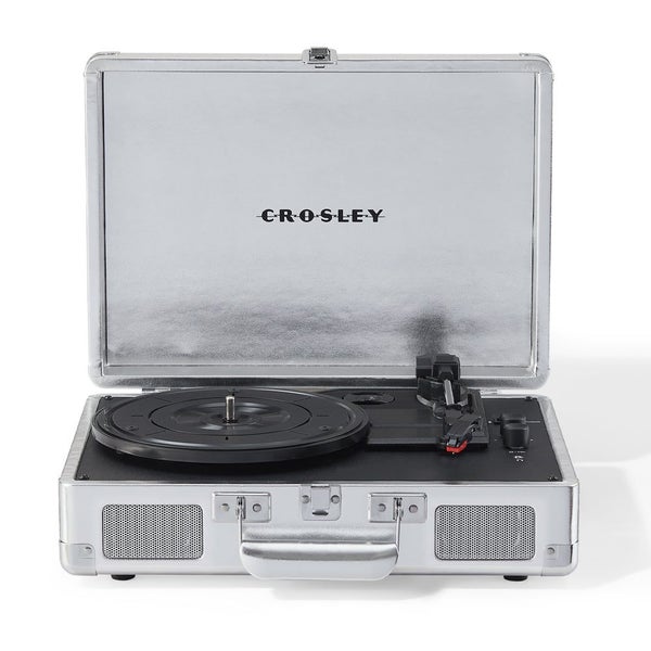 Cruiser Bluetooth Portable Turntable - Silver Carousel 1