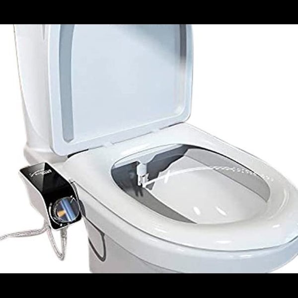 Toilet Bidet Seat Dual Nozzles Bidet Non Electric Bathroom Toilet Water Spray Carousel 1