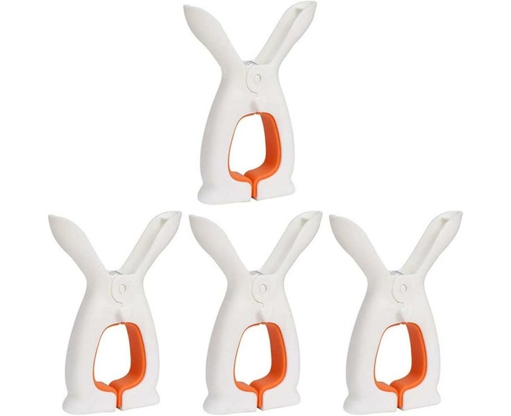 4PCS Peg Clips Clothespin Windproof Clothes Beach Holder Clothespins Quilt Carousel 1