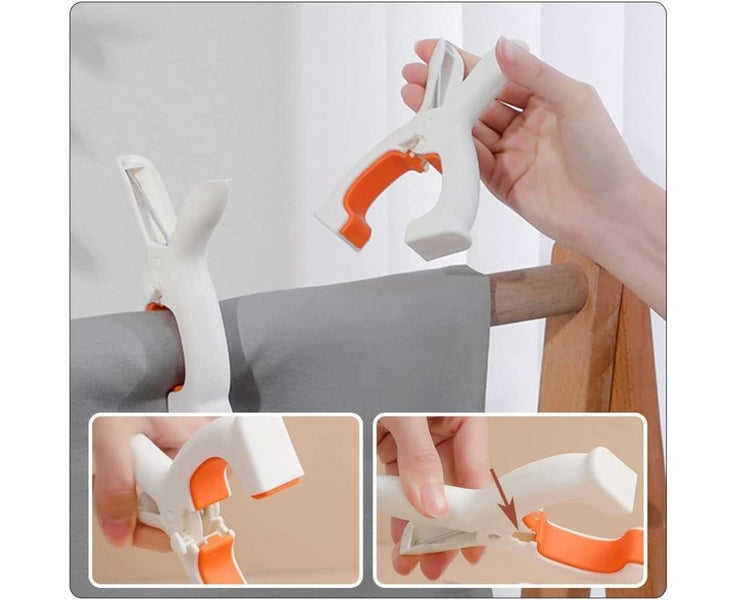 4PCS Peg Clips Clothespin Windproof Clothes Beach Holder Clothespins Quilt Carousel 5