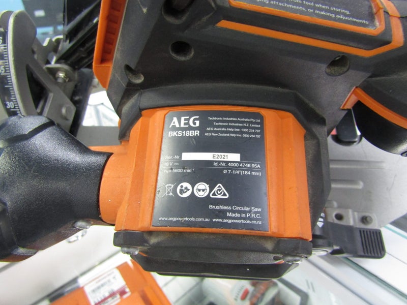 CIRCULAR SAW AEG BKS18BR - 18V 184MM SKIN ONLY 2024 B16133711-1 Carousel 3