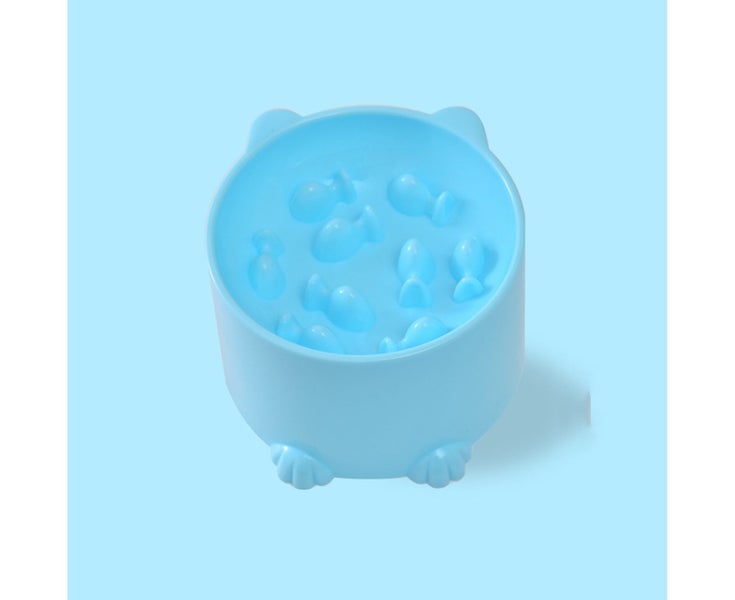 Cat Food Bowl Tall Feet Cartoon Shape Large Capacity Anti-choking Neck Protec Carousel 2