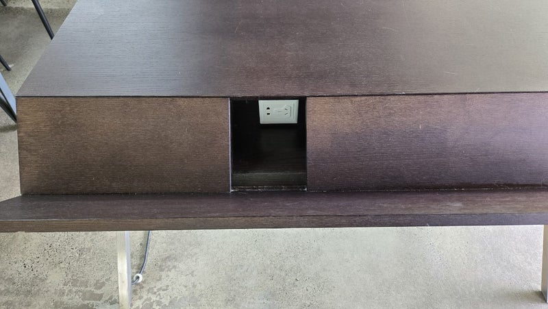 Big sturdy real wood desk Carousel 6