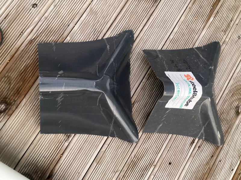 Roof ridging end caps - windsor grey Carousel 1
