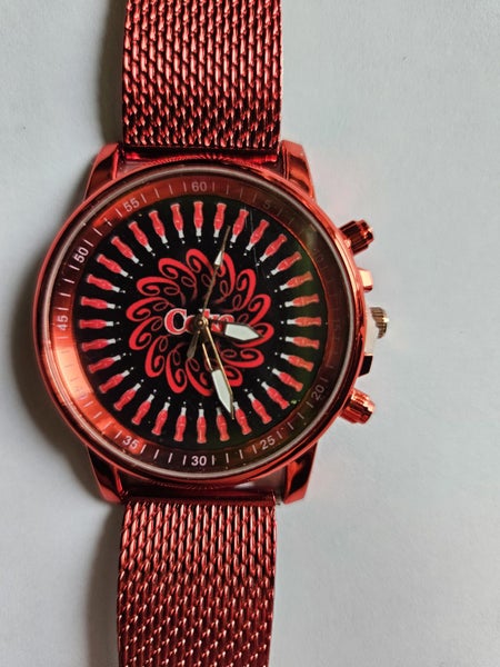 Coca-Cola Logo Watch Red Rim Carousel 1