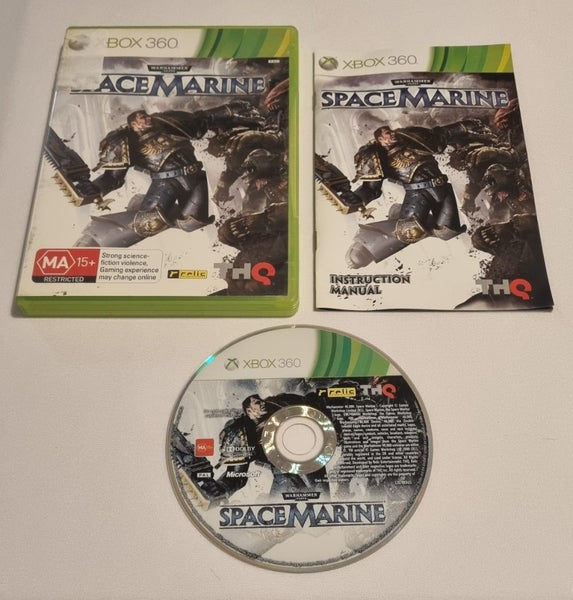 Warhammer 40k - Spacemarine - CIB COMPLETE W/ MANUAL-TESTED Carousel 1