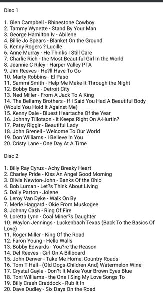 The Best Country Album In The World… Ever! 2CD Carousel 2