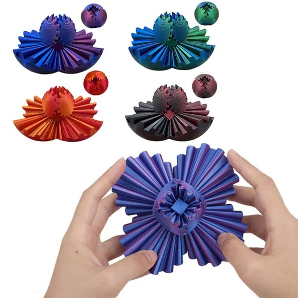NEW 3D Printed Gear Ball Spinner Fidget Toy Sale Sale Carousel 2
