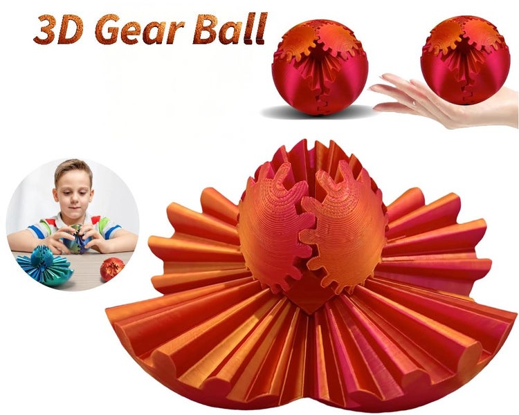 Gear Ball Spinner Fidget Toy Sale Sale Carousel 1