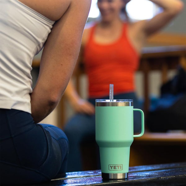 YETI Rambler 35 oz Tumbler with Handle and Straw Lid Travel Mug Water Tumbler Va Carousel 2