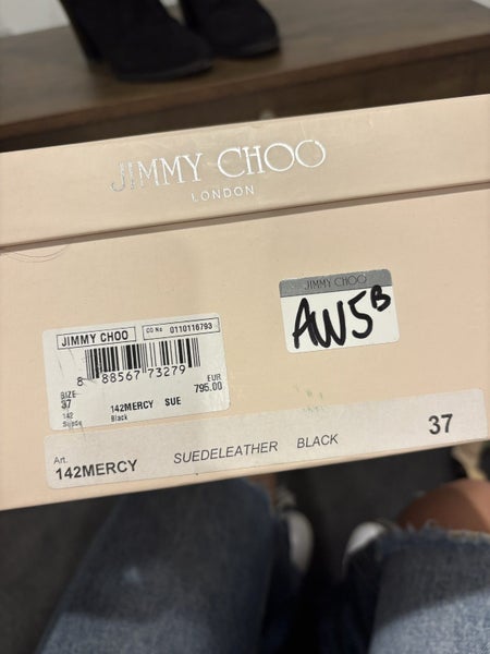 Jimmy Choo ‘Mercy’ Black Suede Boots62955708455937111