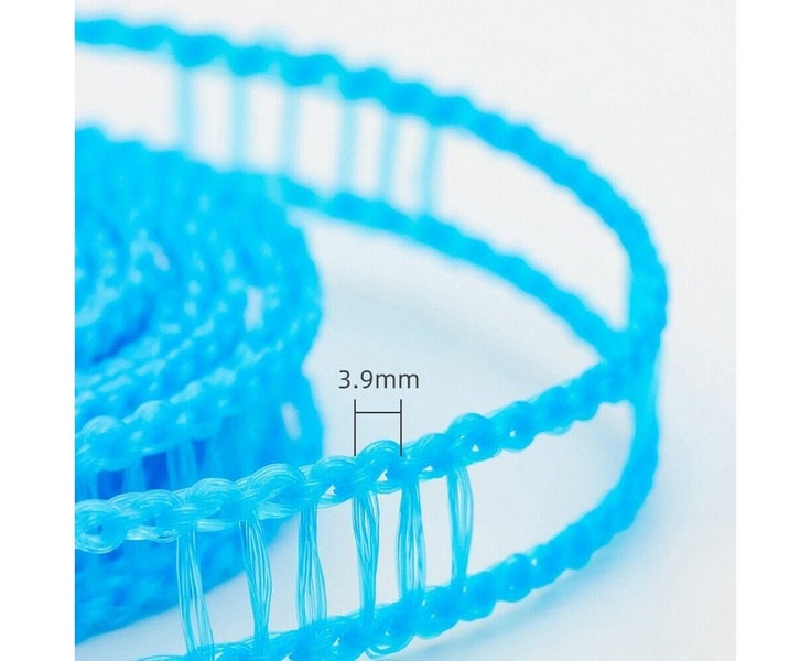 3Pcs 5m Travel Clothes Line Nonslip Clothesline Rope Camping Washing Airer Ou Carousel 2