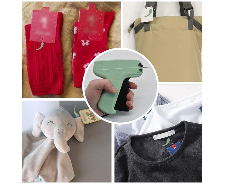 Tagging Gun for Clothing Retail Price Label Gun Standard Tag Attacher Set wit Carousel 5
