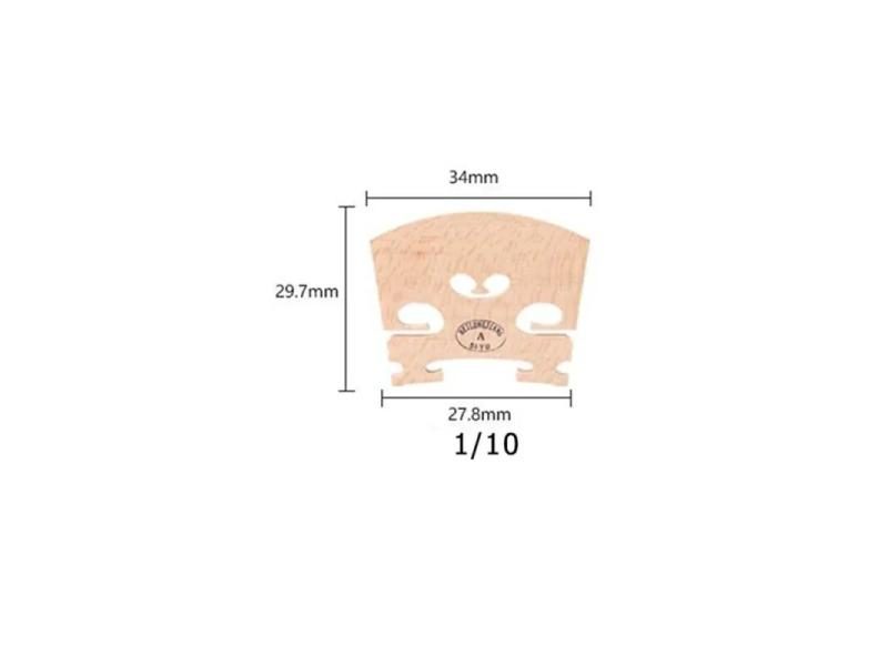 Violin Bridge Maple Full Size Violin Accessories Luthier Parts Violin Bridge Carousel 1